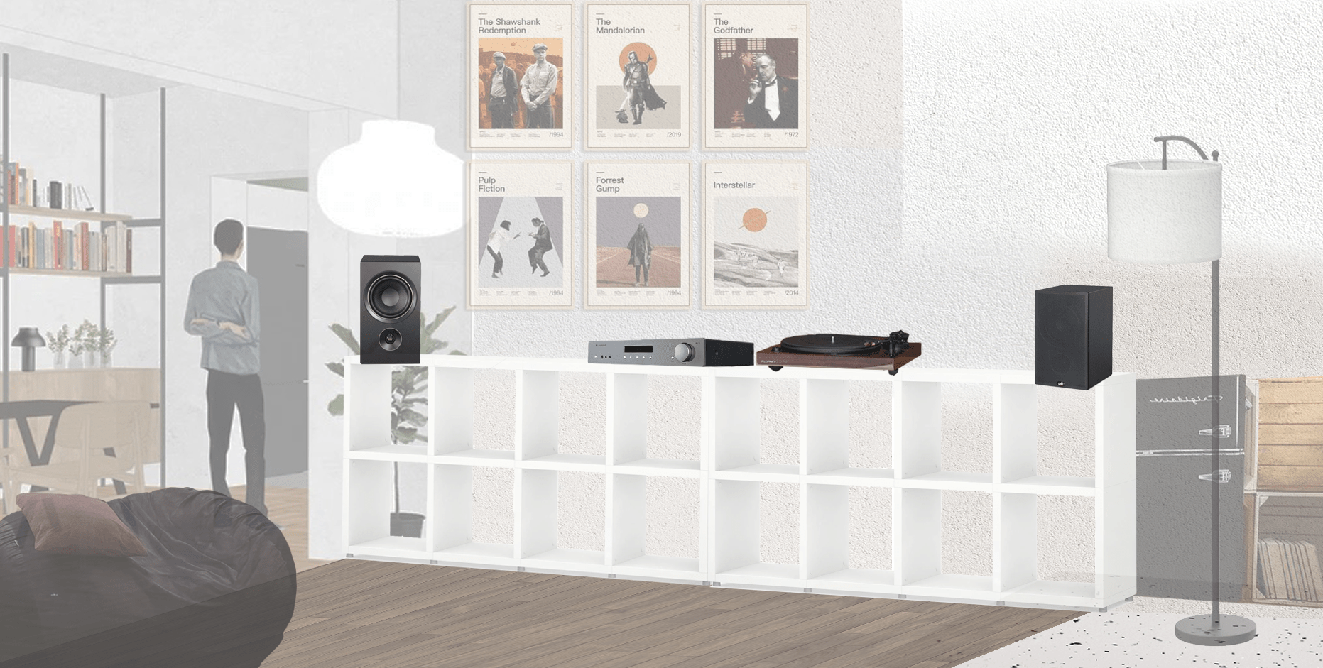 Elevated Audiophile’s Den: (Fluance RT82, Cambridge AXA35, and PSB Alpha P5) – A Full Review and Write-Up