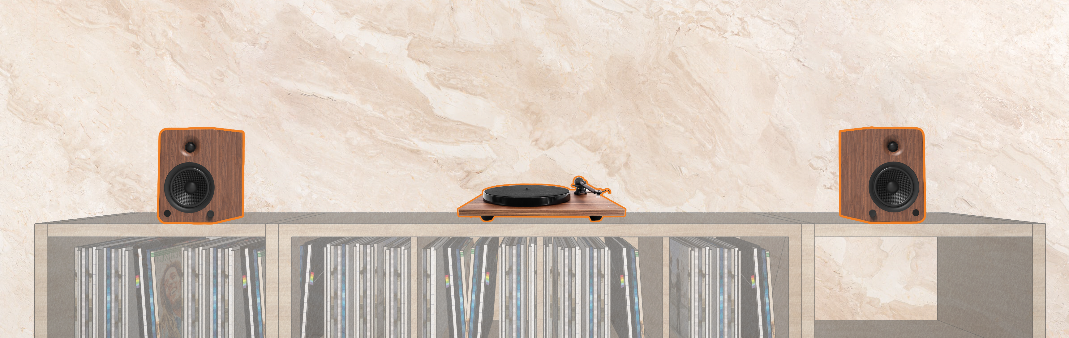 The Mid-Fi Magic Cover Image showing the components that make up this build