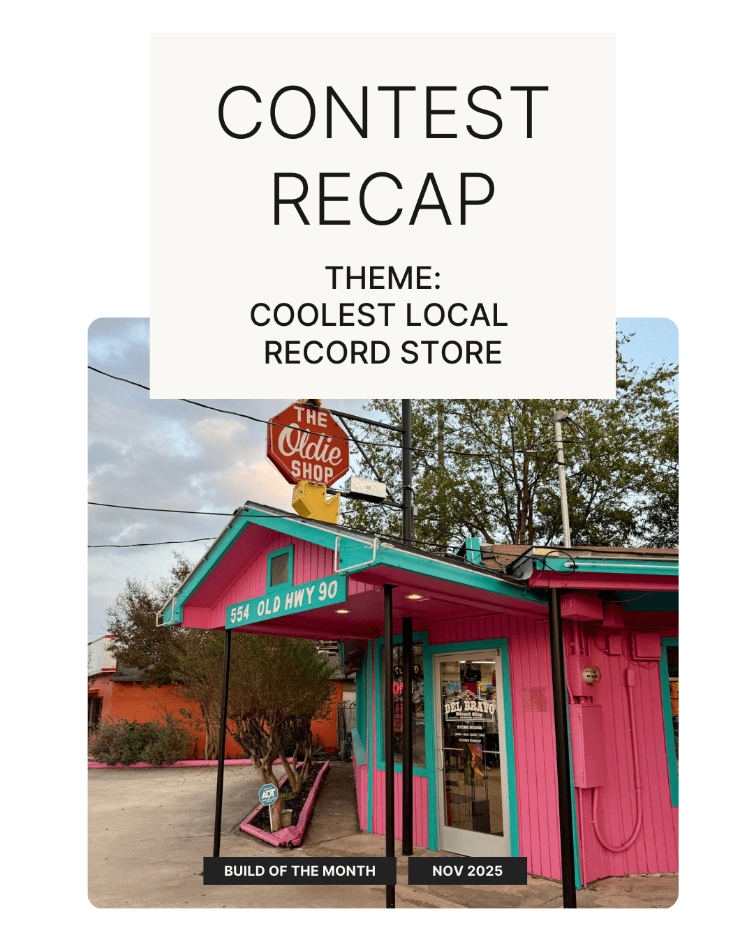 Build Of The Month Recap – Nov ’25